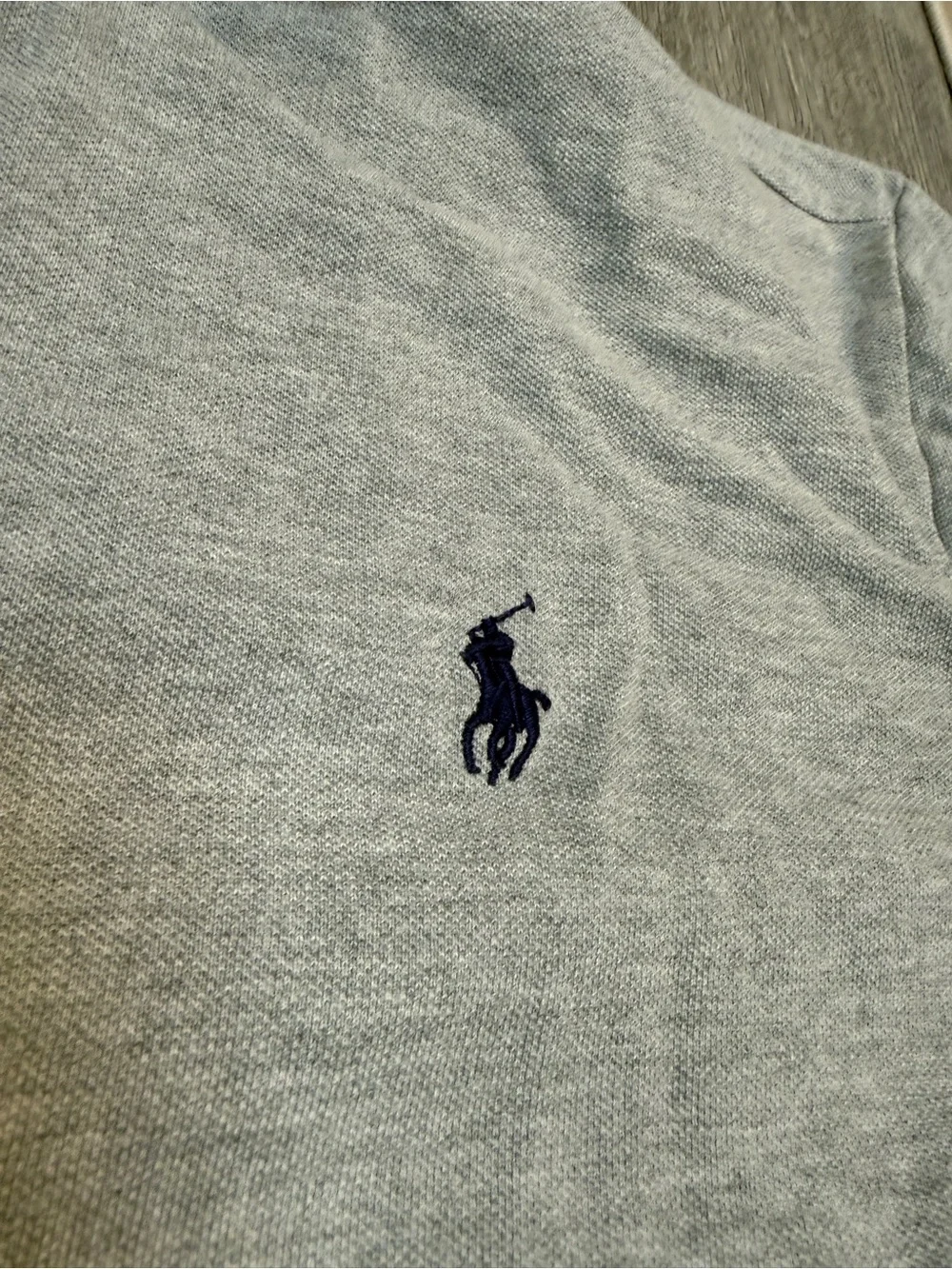 Polo Ralph Lauren Polo Shirt Mens XL Gray Short Sleeve Custom Slim Fit Pony